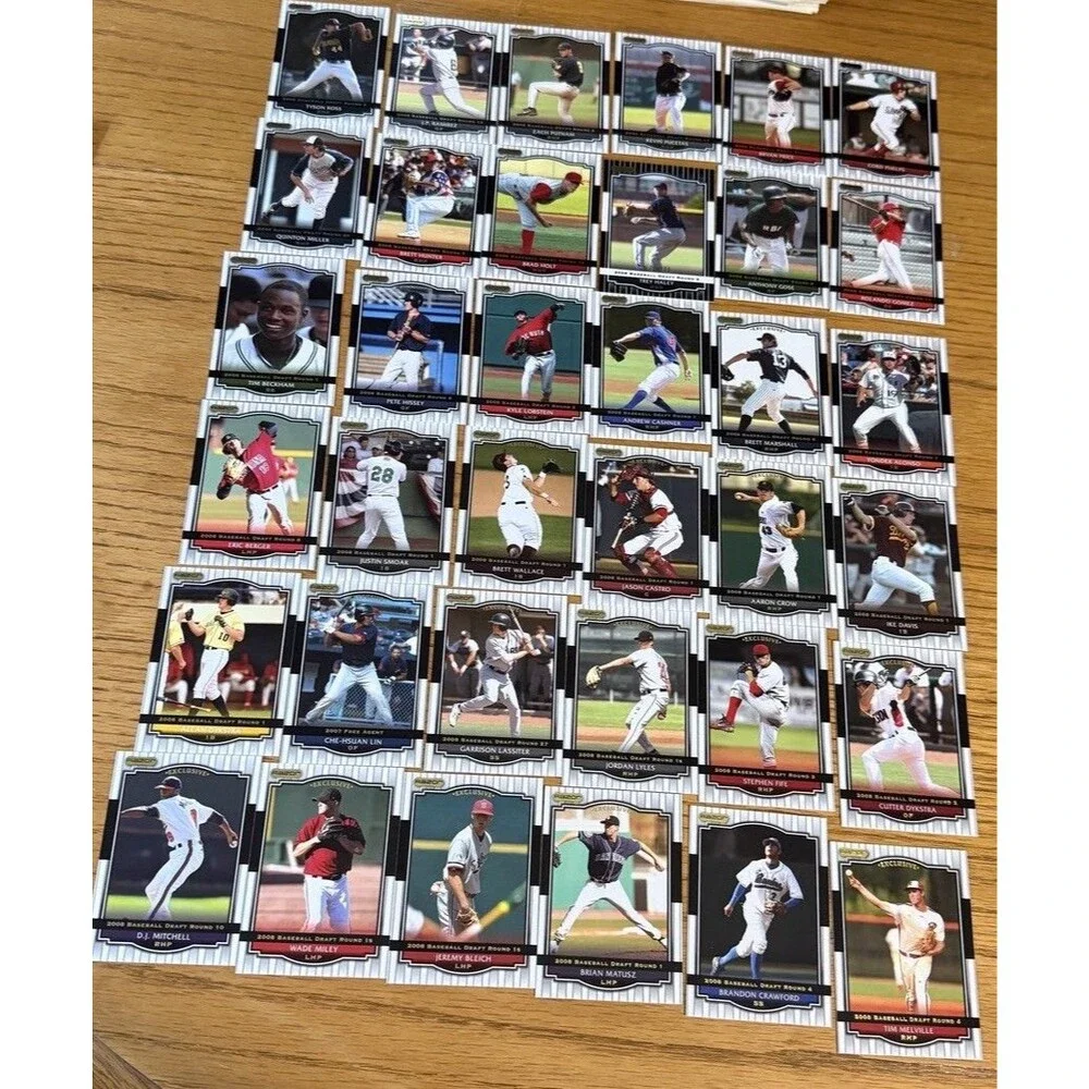 Buster Posey Stanton Beckham Wieters Crawford 2008 Razor Baseball Lot 71 Cards